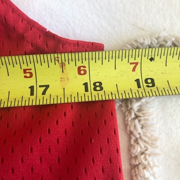 Mens / HIGH FIVE/ Baseball Jersey Sleeveless T Shirt Team Uniform Solid Red M/S - Picture 5 of 10